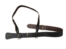Sam Browne Belt British Military Genuine Leather with shoulder Strap - New