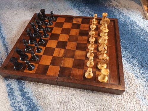 Antique chess and backgammon - chess,