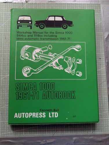 Simca 1000 944cc - , (inc