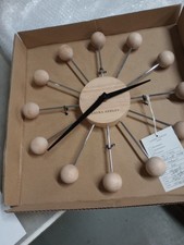 ORBC65 - Calisto Wall clock for Laura Ashley - Sunburst Open Frame - Rare Find