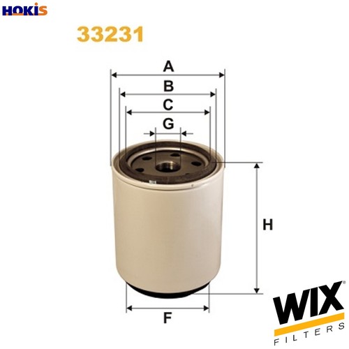 Fuel filter 33231 for scania - fuel,