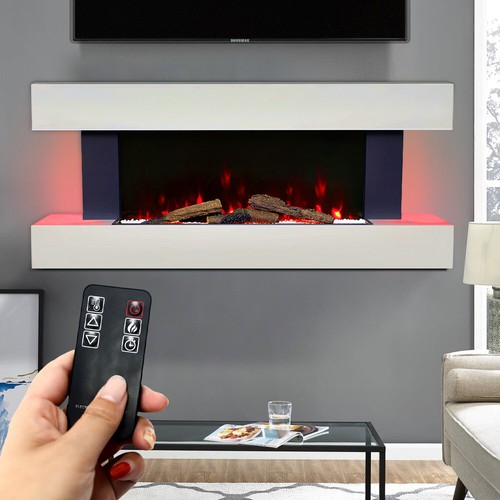 52inch white fireplace suite - white,