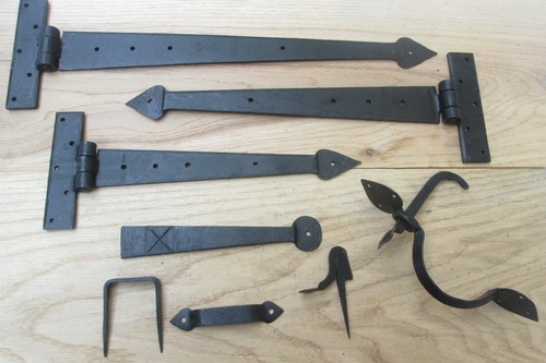 Pair spearhead hand forged - of,