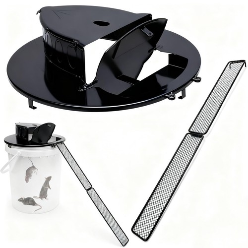 Bucket lid mouse trap - mouse,