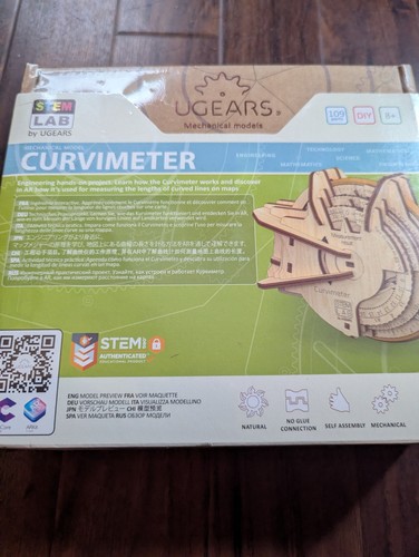 Ugears curvimeter opisometer - curvimeter,