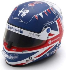 Spark Valtteri Bottas 2023 F1 Silverstone Special 1/5 Scale Replica Mini Helmet