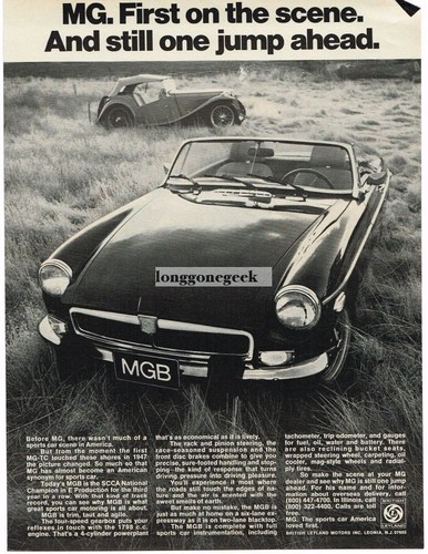 1974 mgb roadster - mgb, 1947