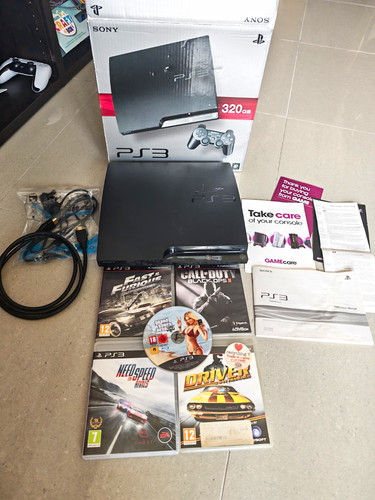 Sony ps3 slim 320gb - ps3, black
