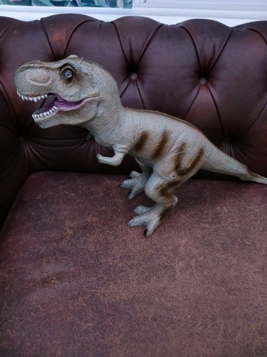 Large rex rubber dinosaur - large,