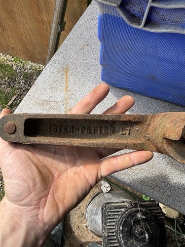 Lister petter starting handle - lister,