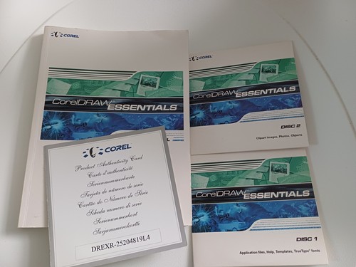 Vintage corel draw essentials - corel,