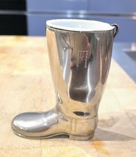 Vintage Drinks Shot Measure Silver Plated Stirrup Cup Grenadier England Military