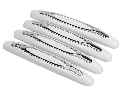 White chrome door boot - door,