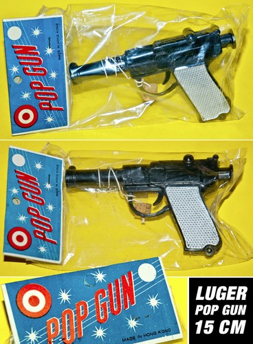 Luger pop gun plastic cork - plastic,