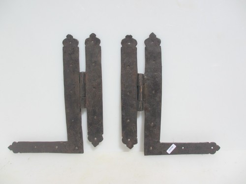 Vintage iron hinges hinge - vintage,