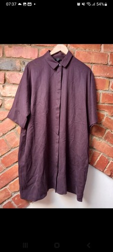 Cos purple oversized - purple, boxy