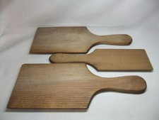 3 X Vintage Wooden Butter