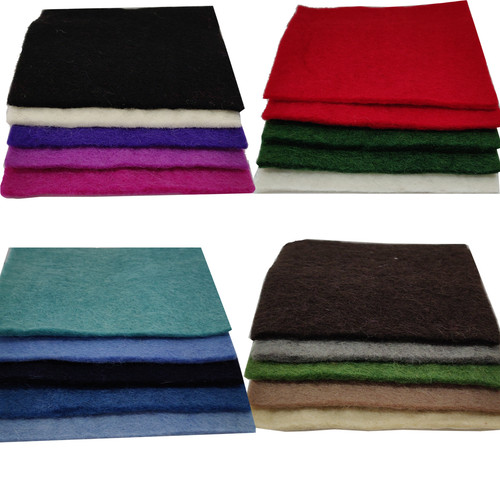 Handmade 100 wool felt fabric - handmade,