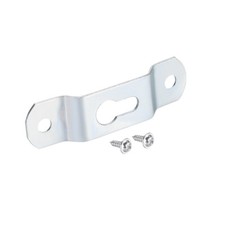 Keyhole Hanging Plate, 49mm x 13mm Hook for Frames w Screws 20 Pcs (Silver Tone)