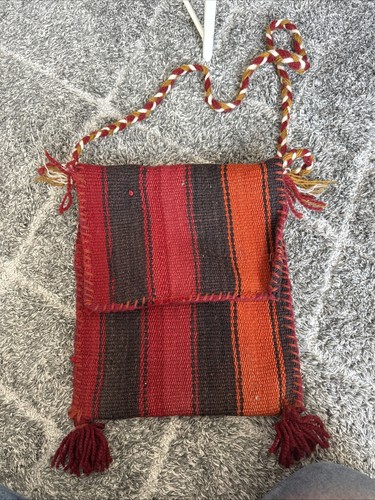 Turkish hand woven bag - woven,