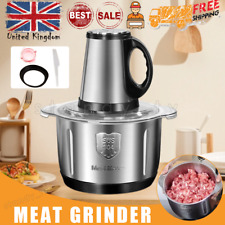 5L Electric Meat Grinder Mincer Mixer Blender Food Chopper Processor Blenders UK