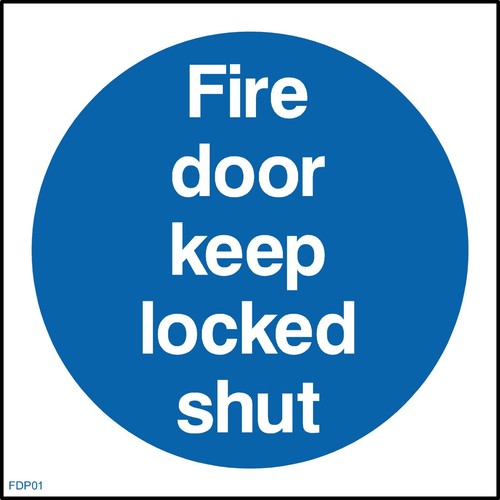 Fire door keep - door, shut