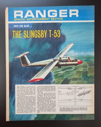 Slingsby glider advert - slingsby,