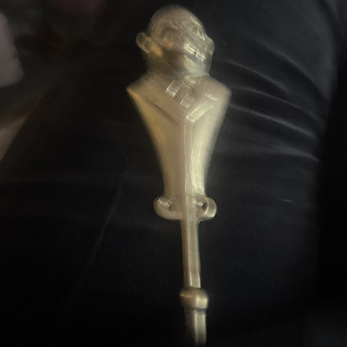 Brass tone monkey wall hook - wall,
