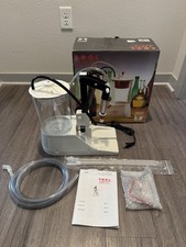 USED ONCE - ENOLMATIC ELECTRIC WINE BOTTLE FILLER IN BOX