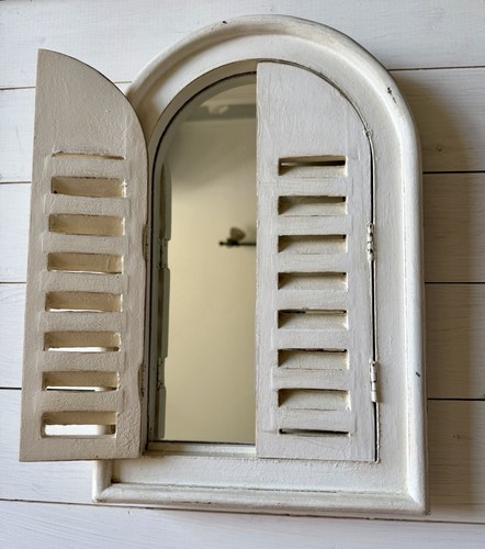 Vintage style white shutter - vintage,