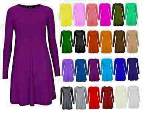 Womens plain jersey tartan - plain,