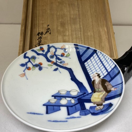 Japanese arita kakiemon framed - japanese,
