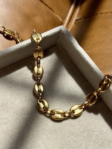 Gold plated stainless steel - stainless,