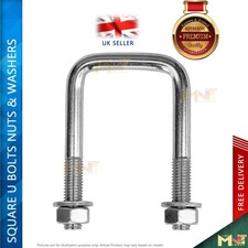 SQUARE U BOLTS NUTS & WASHERS