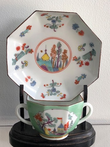Meissen porcelain twin handled - meissen,