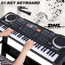 61 Key Keyboard LCD Digital Electric Piano Piano Music with Rhythms Learning Function