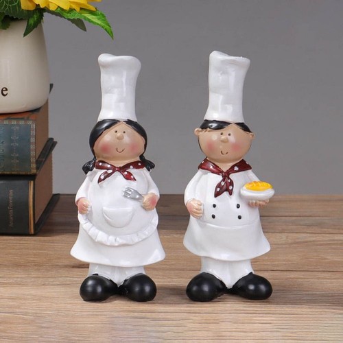 2pcs set handmade couple chef - 2pcs/set,