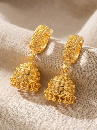 New gold plated earring indian - plated,