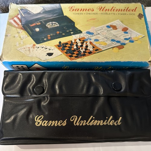 Vtg magnetic travel game chess - magnetic,