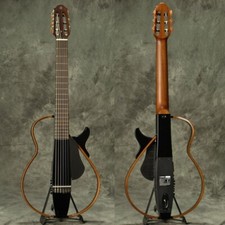 Yamaha SLG200N TBL Silent Acoustic Electric Guitar Nylon String Model w/Gig Bag