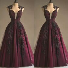 Burgundy Black Wedding Dresses