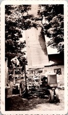 Vintage 1940s Farm Photo Man