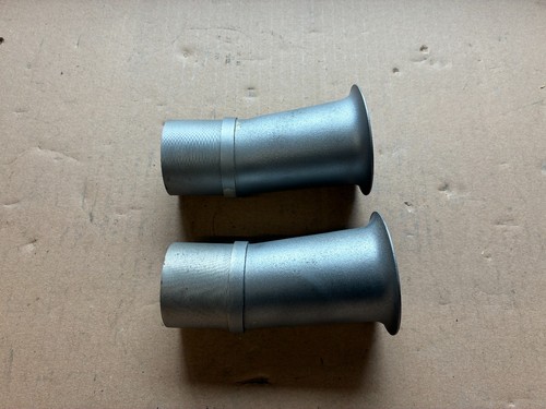 Pair weber steel trumpets - 40,