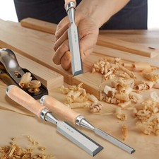3PC CARPENTERS WOOD CHISEL SET