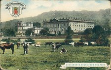 Chatsworth house from the park