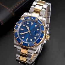 Men’s Bluesy Sub Date 41mm Automatic Watch | Blue Dial And Bezel | Full Set 