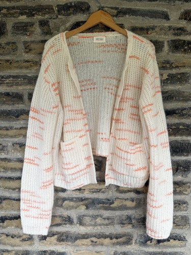 Hush cream orange stripe - orange,