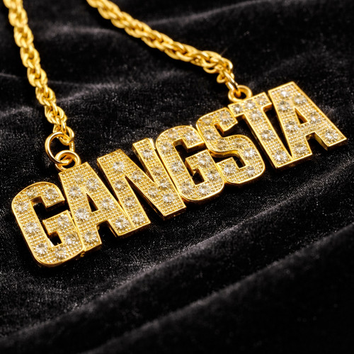 Hip hop gold plated gangsta - hop,