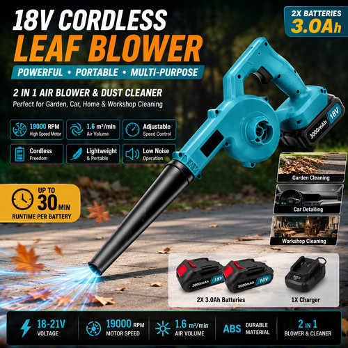 18v cordless leaf - 18v,