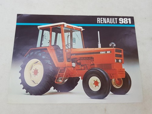 Renault 981 tractor sales - 981,